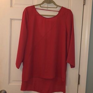 Pink work blouse